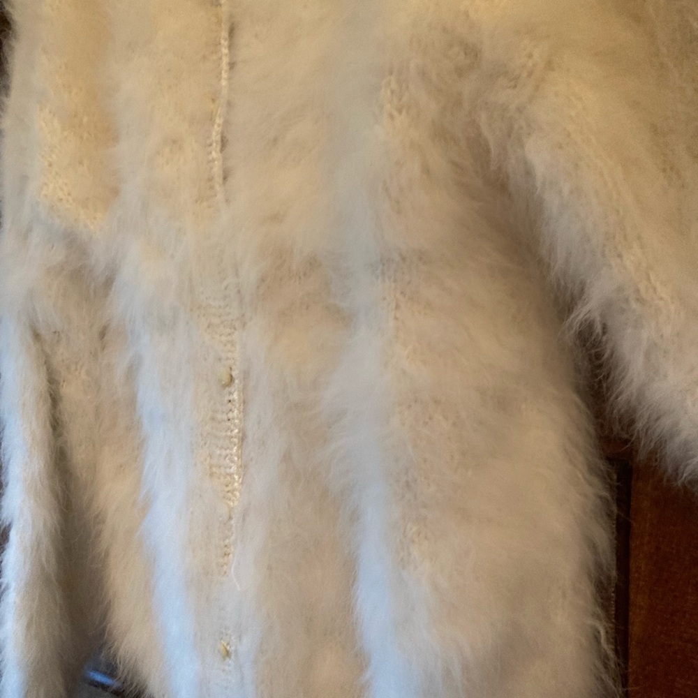 Valentina Cream Wool Cardigan - Picture 4 of 5